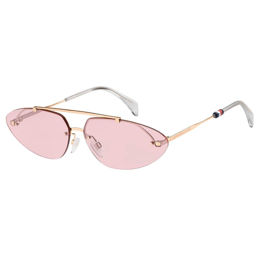 tommy hilfiger pink aviator sunglasses