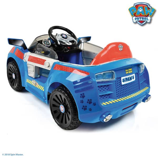 paw patrol power wheels car