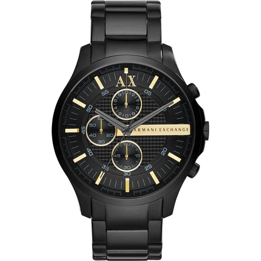 armani exchange black bracelet watch