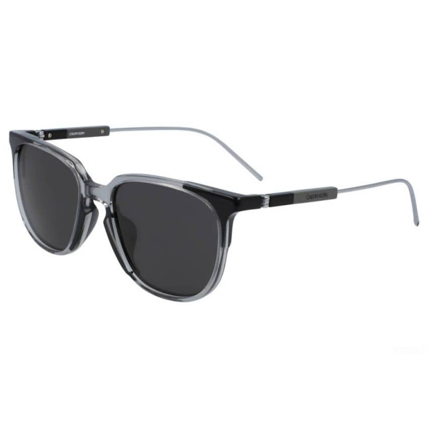 calvin klein crystal smoke black sunglasses