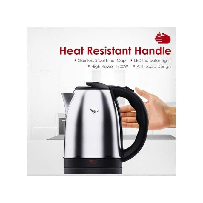 itel 1.7 Litre Cordless Electric Kettle / Jug 1700Watts IKE17U1