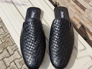 Kani Mules Black Leather