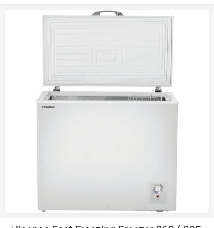 hisense freezer 260