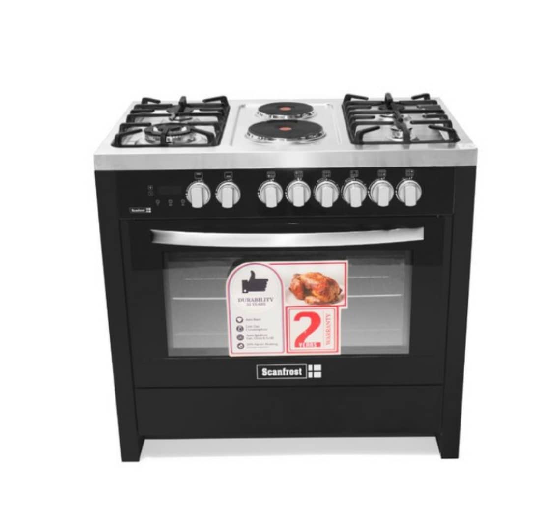 scanfrost gas cooker with oven